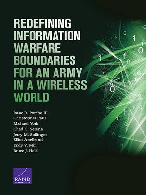 cover image of Redefining Information Warfare Boundaries for an Army in a Wireless World